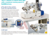 Mesin Jahit Jin F-1F & F-1C Series | High-speed, Flat-bed, Cylinder-bed,Top & Bottom Coverstitch Machine - Image 2