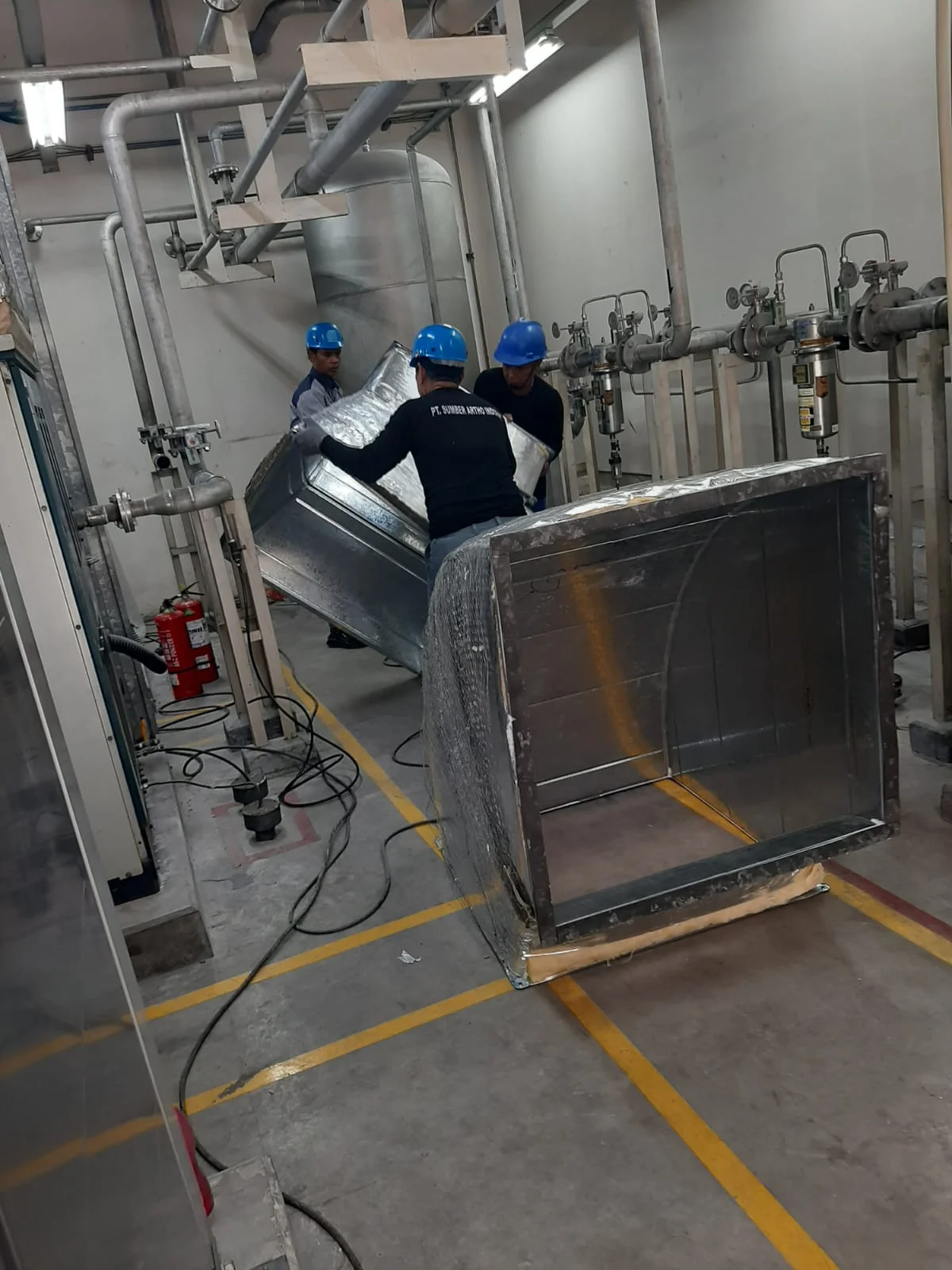 Process Installation Ducting Compressor (1) Layanan Instalasi Kompresor