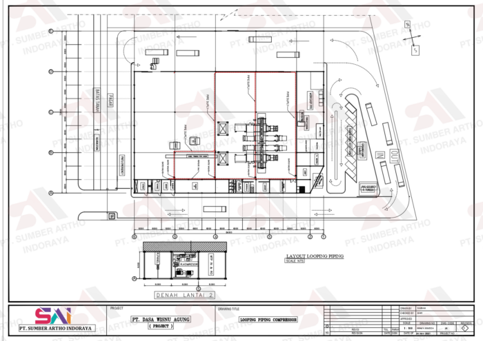 Drawing Installation Piping System