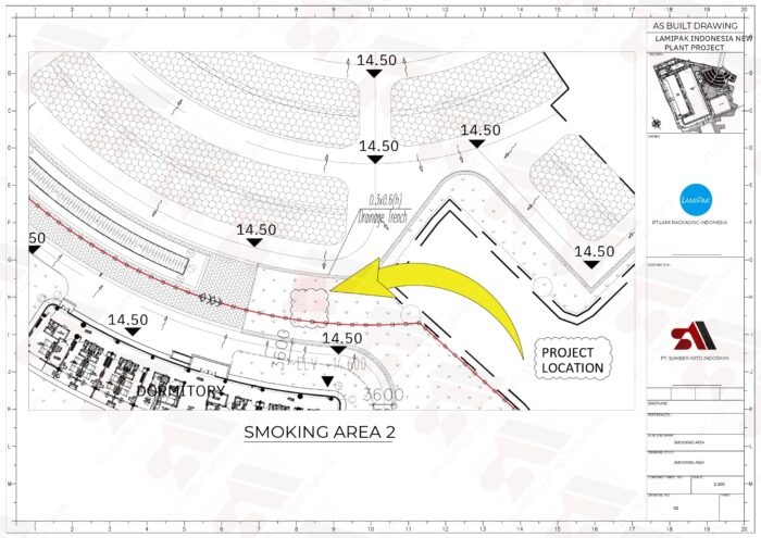 Drawing Design Smoking Area - Image 3