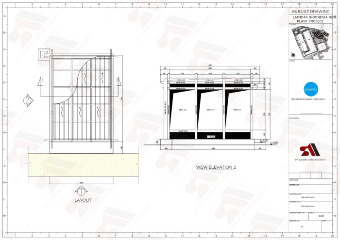 Drawing Design Smoking Area - Image 4