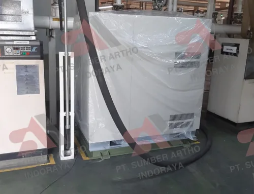 Instalasi Sistem Kompresor Udara 110kW | PT. YTK Indonesia